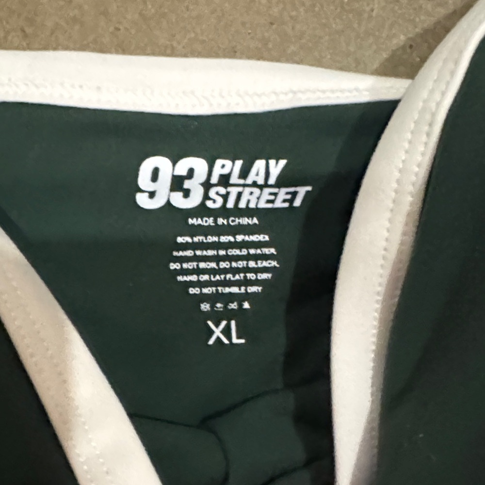 93 Play Street Green Babydoll Dress - Picture 3 of 3